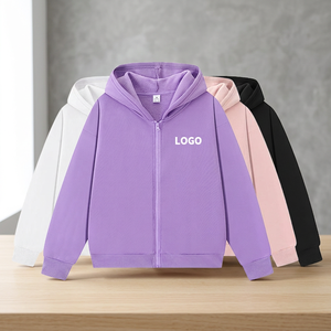 เสื้อฮู้ดซิปมีซับในขนแกะ ขายส่ง 230 GSM อุ่นสบายสำหรับฤดูหนาวและฤดูใบไม้ร่วง สวมใส่ได้ทั้งชายและหญิง ผลิตจากผ้าถักโพลีเอสเตอร์ 100% รับผลิตแบบ OEM พิมพ์ลายตามสั่ง - Product Image 4
