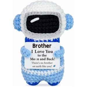 Astronauta de Ganchillo Hecho a Mano, Regalo Positivo para Aniversario, Día de la Madre, Cumpleaños, para Mujeres, Hombres, Mamá, Papá, Adolescentes, Hija, Hijo - Product Image 3