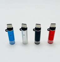 Nouvel arrivage Allume-cigare portable type-c pour cigarettes Accessoires pour fumeurs Briquet rechargeable de luxe USB c