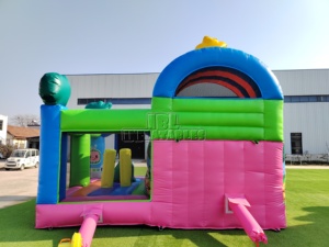 Castillo Inflable Comercial <span class=keywords><strong>de</strong></span> PVC <span class=keywords><strong>de</strong></span> 0.55mm con Tobogán, Modelo <span class=keywords><strong>Cocomelon</strong></span>, para Niños, Ideal para Alquiler en Eventos - Product Image 5