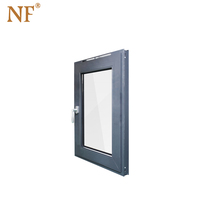 Ventana Francesa de Doble Vidrio Arqueada con Apertura Horizontal Pivotante