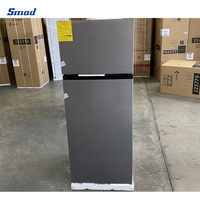 Réfrigérateur domestique 110V économique à 2 portes avec dégivrage automatique et congélateur supérieur