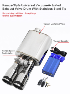เครื่องดูดฝุ่นแบบมีวาล์วอเนกประสงค์พร้อมรีโมทควบคุมระยะไกลท่อไอเสีย2.5สีฟ้าเผาไหม้ Valvetronic, 3นิ้ว63/76มม. - Product Image 5