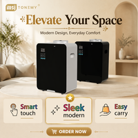 Diffuseur d'huiles essentielles intelligent sans eau électrique de luxe avec commande WiFi pour hôtel, 1000 ml, compatible HAVC, logo personnalisé, métal, grand parfum
