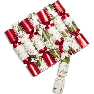 Xmas Party Decoratie 8 ''Pop Pop Kerst Crackers Verpakking Papier Custom Diy Custom Lege Kerst Cracker