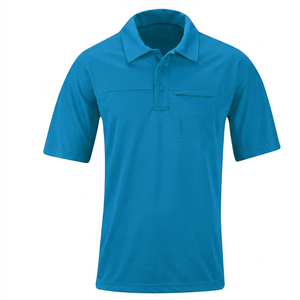 Nouveaux polos décontractés pour hommes sur mesure, de qualité supérieure, respirants, pour l'été, avec col rabattable, en vente. - Product Image 2