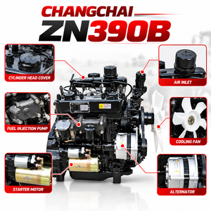 Motore Diesel Changchai ZN390B 25-36 CV 2200-2400 Giri/min 1.908L a 3 Cilindri ad Aspirazione Naturale per Trattori Agricoli - Product Image 4