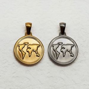 Dijes Personalizados de Acero Inoxidable con Baño de Oro PVD de 18k, Resistentes al Deslustre y al Agua, para Fabricación de Joyería, Venta al Por Mayor - Product Image 2