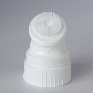 <b>Empty</b> Eco Friendly Plastic Tube Wholesale Squeeze Tube Packaging for Cosmetics 100ml with Massage Silicone Brush - Product Image 3