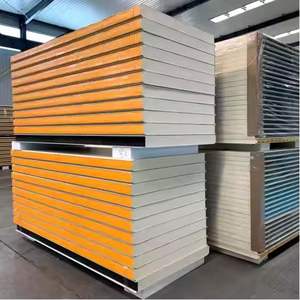 Tejas <span class=keywords><strong>de</strong></span> PU Aislamiento a prueba <span class=keywords><strong>de</strong></span> sonido Paneles <span class=keywords><strong>de</strong></span> pared Techo Materiales <span class=keywords><strong>de</strong></span> construcción Cámara fría Panel sándwich <span class=keywords><strong>de</strong></span> revestimiento <span class=keywords><strong>de</strong></span> metal <span class=keywords><strong>de</strong></span> hormigón aislado - Product Image 4