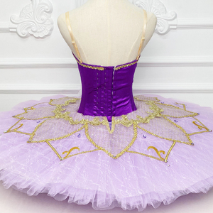 Tutu de ballet classique Lilac Fairy pour filles, tutu de scène fait main, costume de ballet professionnel pour ballerine - Product Image 2