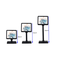 Écran client LED IPS de 9,7 pouces avec interfaces USB ou VGA pour usage professionnel
