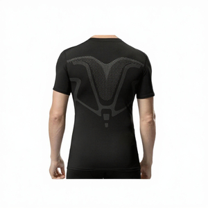 T-shirt de sport à séchage rapide pour hommes, respirant, à compression, à manches courtes, pour la salle de sport, la course à pied - Product Image 3