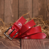 Ceinture formelle en cuir de vachette à boutons en bambou violet clair avec boucle en alliage durable