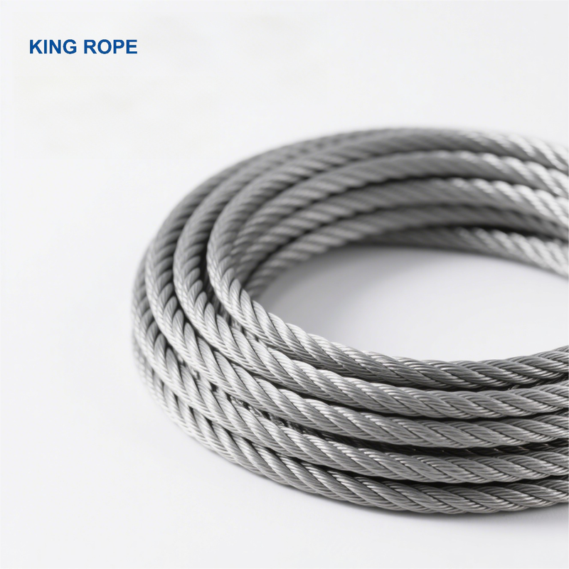 Cable De Acero 6x19 IWRC Greased