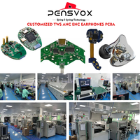 Audífonos PENSVOX de Alta Calidad, Cable Inalámbrico Blindado de 1.8M con 2 Pines, PVC Ecológico, Cable Auxiliar IEM, Sonido Personalizable