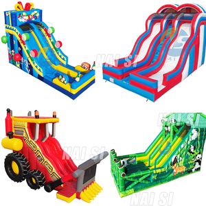 Trung Quốc Nhà Máy Khổng Lồ Thương Mại <span class=keywords><strong>Inflatable</strong></span> Khô Trượt Bouncer Sân Sau Nhà Bị Trả Lại Lớn Đôi Trượt Bơm Hơi Cho Trẻ Em - Product Image 3