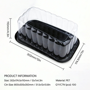 Boîte de rangement pour riz de 3500 ml, rectangulaire, transparente, avec couvercle, de qualité alimentaire, en matériaux recyclés, pour l'agriculture, vente en gros - Product Image 2