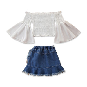 Conjuntos de Ropa de Boutique para Niñas, Verano 2021, Conjuntos Casuales de Falda y Top - Product Image 5