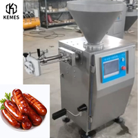 Nueva Máquina Industrial para Rellenar Salchichas, Máquina de Vacío para Rellenar Salchichas, Línea de Producción de Salchichas Twister 304