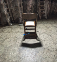 Chaise pliante en bois de bouleau massif avec siège rembourré pour banquets, conférences, églises et salles de formation