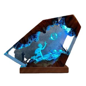 Anneau de Pouvoir de <span class=keywords><strong>Gollum</strong></span> en Résine Lumineuse, Anneau du Seigneur des Ténèbres, Monde Fantastique, Veilleuse, Cadeau d'Halloween - Product Image 4