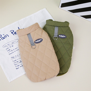 S ~ 4XL Vêtements d'automne/hiver pour Corgis, teckels <span class=keywords><strong>et</strong></span> grands chiens: vêtements pour animaux de compagnie à pattes courtes avec un manteau en coton à motif de diamant - Product Image 1