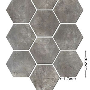 Carreaux muraux hexagonaux autocollants, série marbre et grain <span class=keywords><strong>de</strong></span> <span class=keywords><strong>bois</strong></span>, papier peint géométrique 3D, autocollants muraux imperméables pour la décoration <span class=keywords><strong>de</strong></span> la maison - Product Image 1