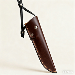 Tùy chỉnh chính hãng Da dao vỏ bọc OEM ODM handmade da dao trường hợp chấp nhận tùy chỉnh kích thước Logo - Product Image 3