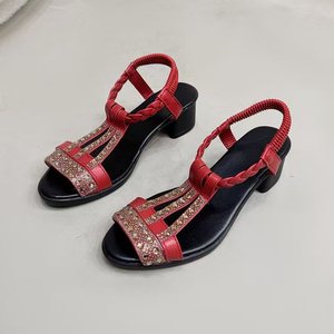 Ladies Open Toe Bohemian Platform <strong>Wedge</strong> Casual Summer Winter Sports Wear Waterproof Hollow Design Gladiator Slides Spring - Product Image 3