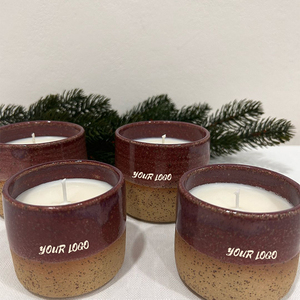 AIKUN Vente en gros Mèche en bois longue durée Cire de soja Tasses en <span class=keywords><strong>ciment</strong></span> Bougies Parfum différent Pot de béton Bougie parfumée avec logo - Product Image 3