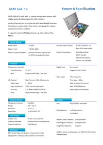 Smart Water Level Sensor Wireless Low Power Modbus Data Capturing GPRS Data Logger weather stations <b>temperature</b> data logger - Product Image 6