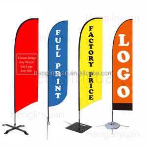 Promotion Plume Drapeau Drapeaux et Bannières Volants Drapeaux De Plage De Publicité Personnalisés - Product Image 1