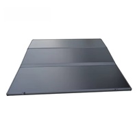 Couverture de benne rigide pliable en aluminium pour Tacoma avec fixation par vis et design rétractable