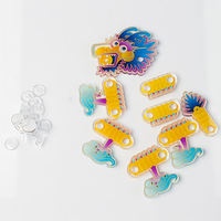 Rompecabezas Acrílico Personalizado, Juguete de Ensamblaje DIY, Corte Láser, Impresión UV, PMMA Transparente, Figura Flexible Articulada, Regalo Promocional, Manualidades, OEM