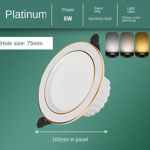 Luz descendente LED 5W 9W 12W 15W 18W Lámpara de techo LED redonda empotrada AC 110V 220V 230V 240V Iluminación interior Blanco cálido Blanco frío - Product Image 4