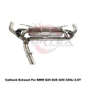ระบบท่อไอเสียแบบวาล์ว Vortex SS304 สำหรับ BMW G20 G28 320i 325i 330i เครื่องยนต์ 2.0T B48 ท่อไอเสียสมรรถนะสูง - Product Image 5
