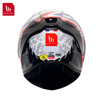 Nouveau casque intégral MT MTHELMETS certifié CCC espagnol en ABS avec fermeture à dégagement rapide |   Casques de moto unisexes toutes saisons