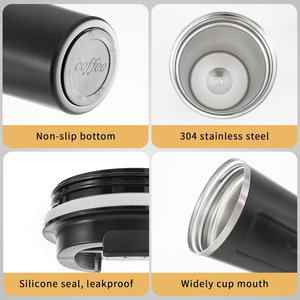 New Design 380/510ML Led Smart Temperature Display Thermo Tumbler Stainless Steel Travel Coffee <b>Cups</b> Mug - Product Image 2