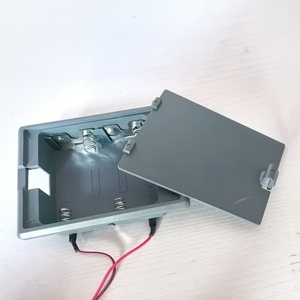 Mini coffre-fort électronique avec clavier en plastique argenté, écran LED, fonction antivol durable, déverrouillage par mot de passe, support H-004 - Product Image 3