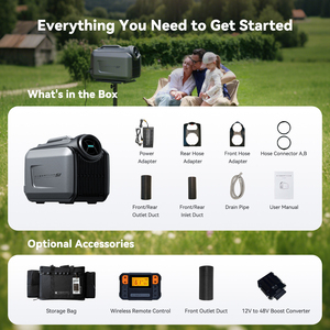 Cybertake Portable <strong>Camping</strong> <strong>Air</strong> <strong>Conditioner</strong>, 5100 BTU Cooling and 6100 BTU Heating Ideal for Tent, <strong>Camping</strong>, RV, Boat and Fishing - Product Image 6