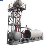 Chaudière à gaz horizontale automatique haute pression à prix direct usine, chauffe-huile thermique industriel, économie d'énergie, acier inoxydable