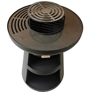 Nouveau modèle 2026 : Brasero de jardin haut avec barbecue intégré, foyer extérieur sans fumée pour le camping - Product Image 4