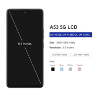 Layar Sentuh Digitizer LCD Ponsel Original Berkualitas Tinggi Grosir untuk A53 5G Garansi 1 Tahun-100% Teruji
