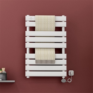 Sèche-serviettes chauffant en acier robuste Doz au design moderne pour salle de bain, cuisine et salle de sport - Résistant à l'humidité élevée et aux pulvérisations de sel - Product Image 2