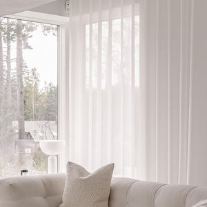 Rideaux en tulle design pour chambre et salon très hauts, cantonnières élégantes pour la décoration des fenêtres - Product Image 6