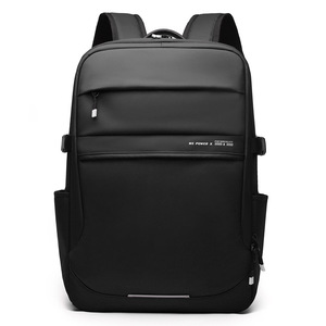 Mochila de viaje de negocios WePower, bolsa impermeable para ordenador portátil de 20-35L para hombres con bolsillo interior con cremallera, Color sólido, negro, gris oscuro - Product Image 5