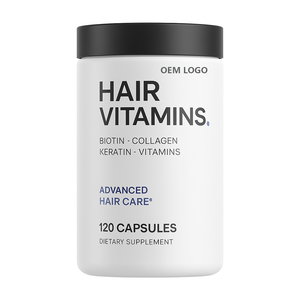 Cápsulas de Biotina para el Cabello Oem Odm, Crecimiento Más Rápido, Vitaminas y Suplementos para Adultos, Ingredientes Totalmente Naturales - Product Image 1