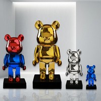Sculpture d'ours violent personnalisé en usine Statue d'ours en fibre de verre à vendre
