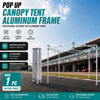 Tente de promotion pop-up pour événements, gazebo publicitaire extérieur personnalisé, imperméable et résistant à la pluie, 10x10 3x3